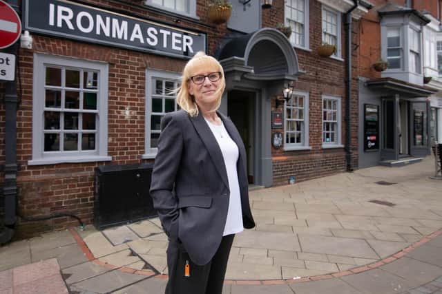 The Ironmaster's landlady Carol Baker.

Picture: Habibur Rahman