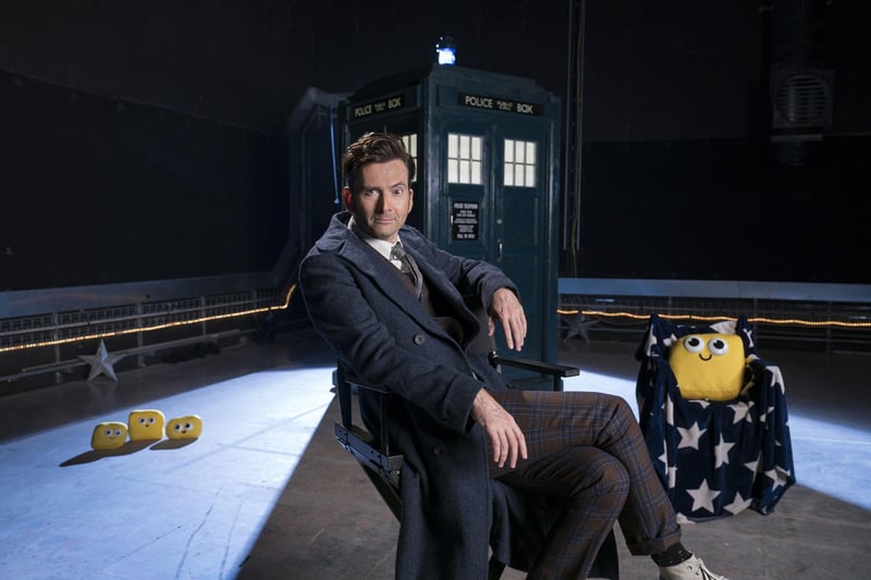 Undated BBC handout photo of David Tennant who will appear on CBeebies Bedtime Stories ahead of the 60th anniversary episodes of Doctor Who. 
Photo credit should read: Alistair Heap/BBC/PA Wire