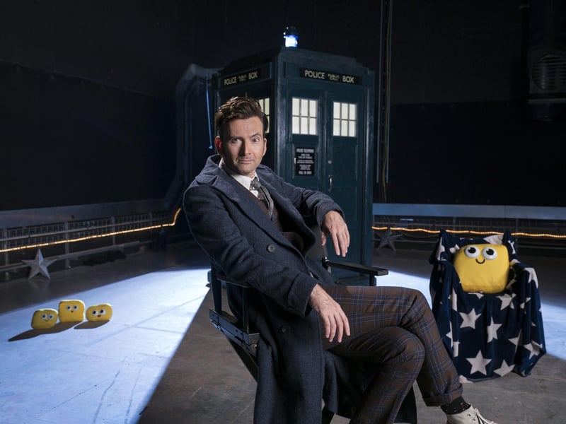 Undated BBC handout photo of David Tennant who will appear on CBeebies Bedtime Stories ahead of the 60th anniversary episodes of Doctor Who. 
Photo credit should read: Alistair Heap/BBC/PA Wire