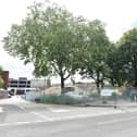 The demolition site of Osborn Road car park in Fareham.