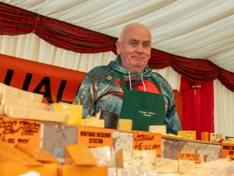 Pictured - JJ from West Country Cheese.