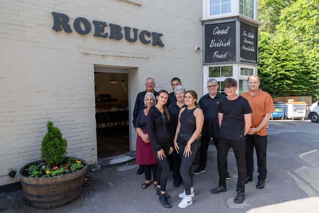 Staff at the Roebuck
Picture: Andy Hornby