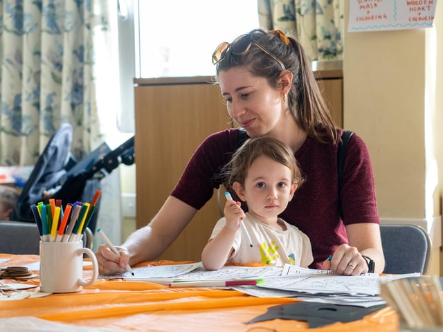 Fox Baines Family fun day in Southsea. Pictured is Nicola Brown (mum) and Bryony Lacey. Pictured by Alec Chapman