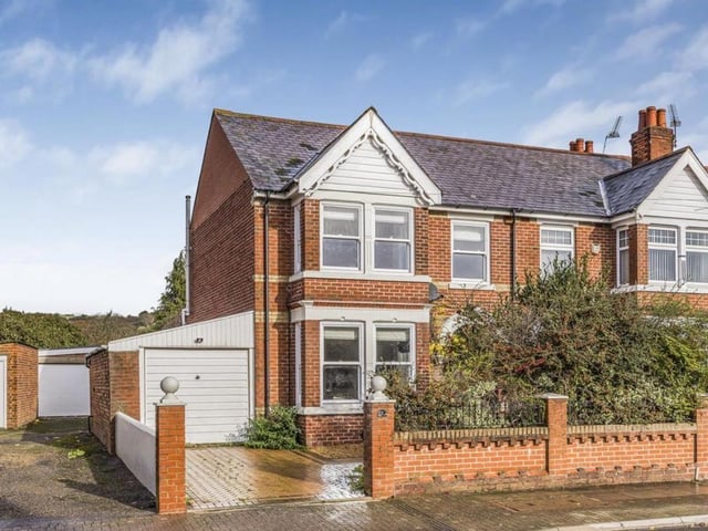The property comes with three bedrooms, one bathroom and two reception rooms.