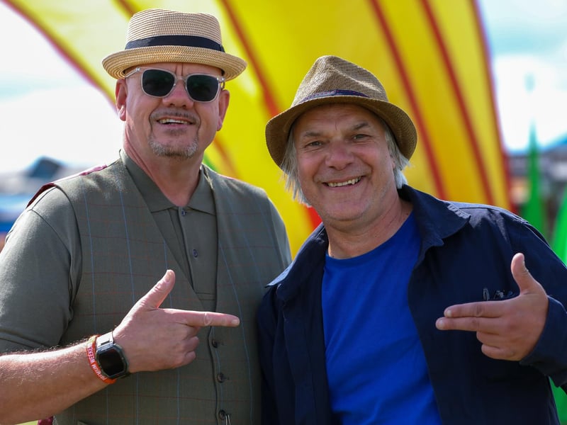 Magicians Rickie Mark, left, and El Roberto
Picture: Chris Moorhouse (jpns 270823-011)