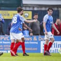 Destiny Ojo celebrates scoring in Pompey's late, late 3-1 victory over Gosport in July. Picture: Jason Brown/ProSportsImages
