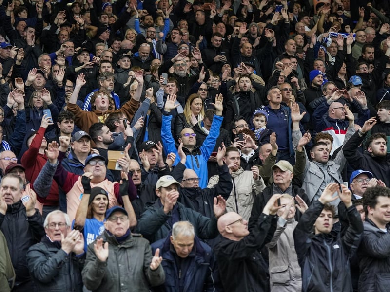 4,019 Pompey fans enjoyed the Blues' 1-0 win at Peterborough