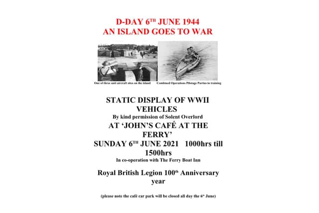 The D-Day-themed event at Hayling Island on Sunday.