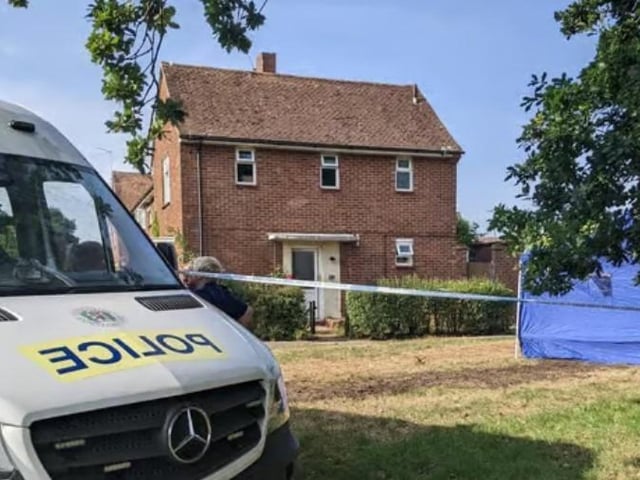 Serial-killer obsessed Shaye Groves, 27, was put behind bars for life with a minimum term of 23 years. The ruthless killer was locked away for murdering Frankie Fitzgerald, 25, after a frenzied knife attack at her Botley Drive, Leigh Park, home on July 17, 2022, in which she stabbed him in the neck and chest 22 times. Groves, who denied the offence after pleading self-defence, smiled after she was found guilty by jurors at Winchester Crown Court - the same court her serial killer icon Rose West was jailed at in 1995. Groves, who had been seen joking in the dock during the trial and after she was found guilty, was motionless as the sentence was delivered. Judge Timothy Kerr said described the killing as a ‘senseless murder’ that was a ‘crime of passion’. ‘You lost your temper and acted on impulse. If you could not have Frankie no one could,’ he said, before adding: ‘You loved the man you killed, and you killed the man you loved. You are not a cold-blooded murderer, a crime of passion is not committed in cold blood.’