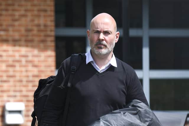 Lieutenant Commander Garry Storey at Bulford Military Court Centre Picture: Will Dax/Solent News & Photo Agency