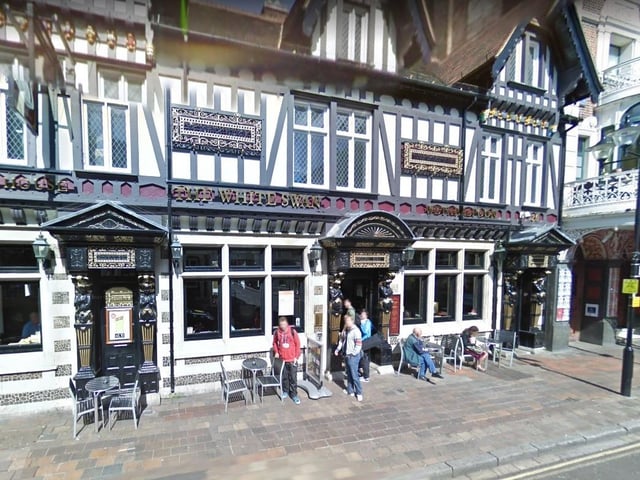 The White Swan used to be a popular Guildhall Walk pub in 2011. It has now been revamped as Brewhouse and Kitchen.