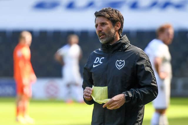 Head coach Danny Cowley is relishing a major Pompey rebuild this summer. Picture: Dennis Goodwin/ProSportsImages