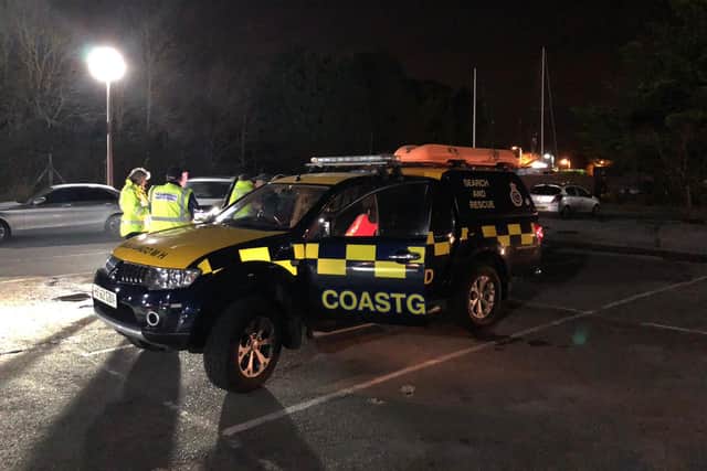 The Coastguard were called to rescue a man who had become stuck in mudflats near Emsworth.