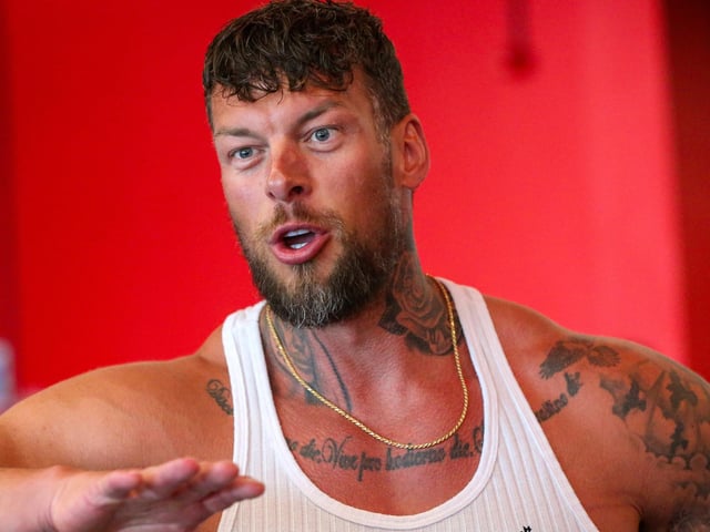 Jamie Christian at Snap Fitness Fareham Picture: Chris Moorhouse (220624-28)