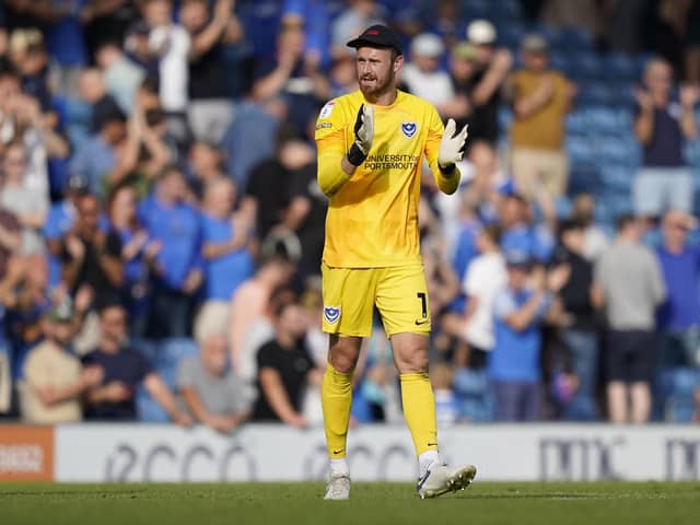 Pompey keeper Will Norris. Picture: Jason Brown.