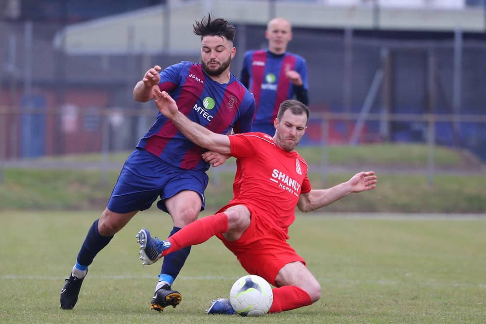Jack Chandler, left, is among the 'good core' of US Portsmouth players that have remained loyal to the club. Picture: Stuart Martin