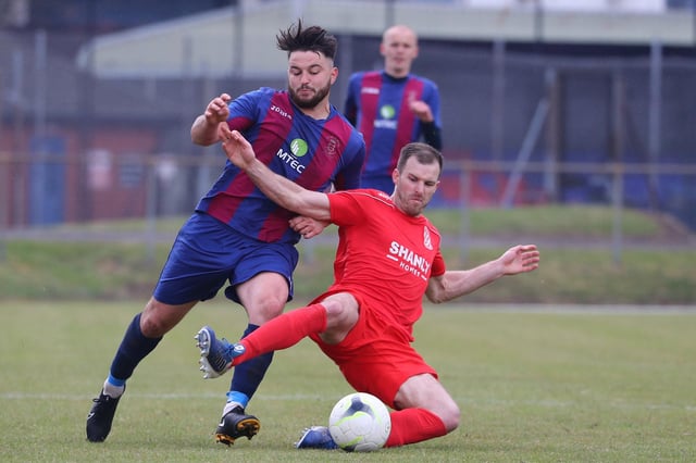 Jack Chandler, left, is among the 'good core' of US Portsmouth players that have remained loyal to the club. Picture: Stuart Martin