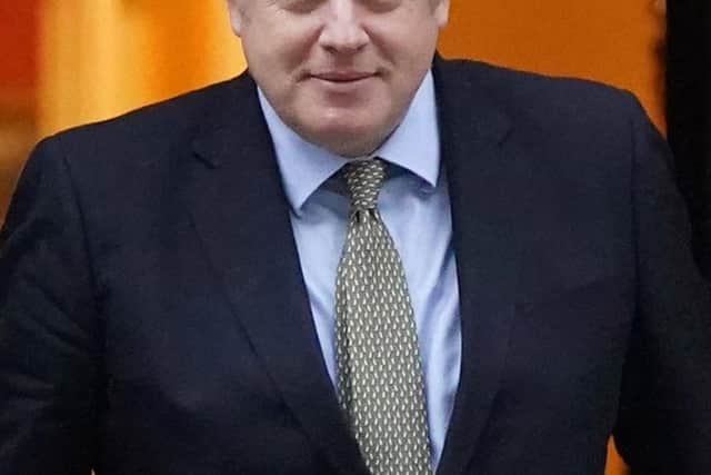 Prime minister Boris Johnson has praised the founders of All Call Signs for their work helping the veteran community. (Photo by Peter Summers/Getty Images)
