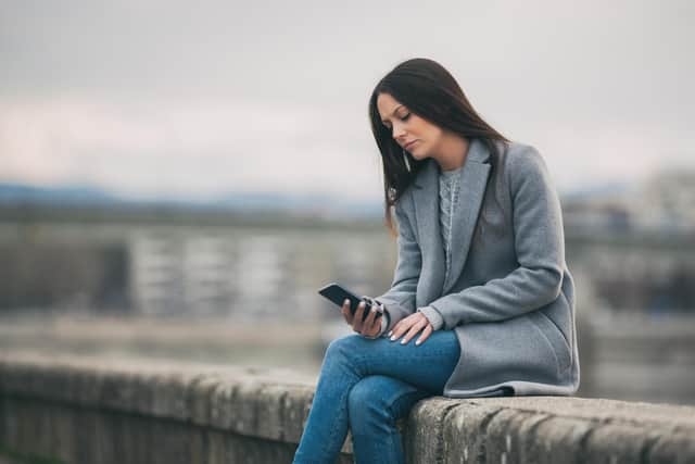 Fiona helps a woman who is struggling with her long-distance relationship. Picture: Alamy/PA.