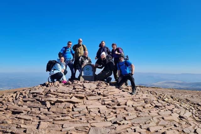 50 members of Fareham's Bootcamp UK climbed Pen-y-Fan to raise money for Ukraine aid.