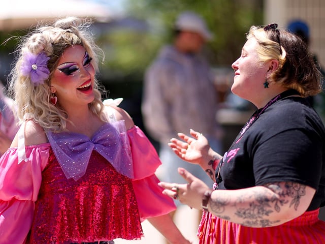 Fareham's first Pride picnic, Civic Gardens, FarehamPicture: Chris Moorhouse (130626-67)