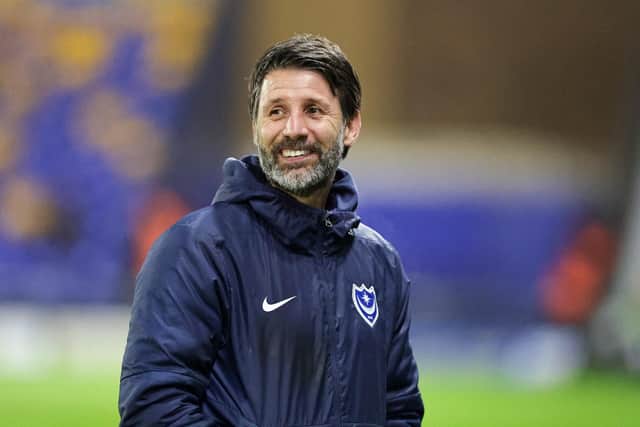 Danny Cowley wants his transfer business to be concluded before Pompey play Charlton on deadline day. Picture: Nigel Keene/ProSportsImages