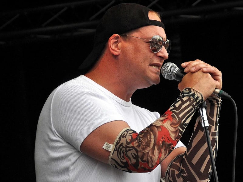 The UK Chilli Peppers at the Victorious Vintage Festival held at the Portsmouth Historic Dockyard June 2012.