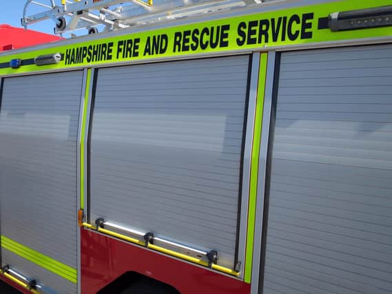 Firefighters were called to a false alarm near Queen Alexandra Hospital in Cosham.