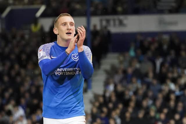Ronan Curtis picked up a dead leg in Pompey's 1-1 draw with Oxford on Tuesday night