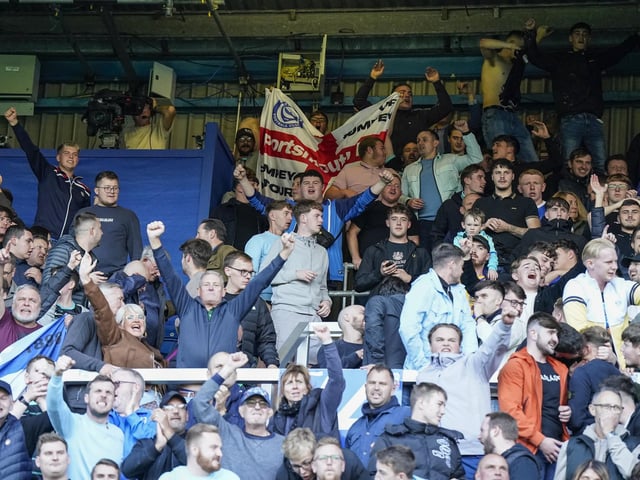 Pompey fans packed out the away end on their first visit to Loftus Road since 2019.