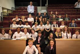 A journalism workshop at Portsmouth Grammar School was led by Mark Waldron, Editor-in-Chief at The News. Submitted picture