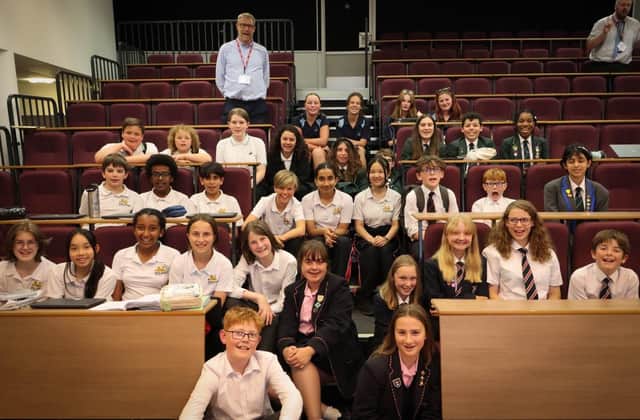 A journalism workshop at Portsmouth Grammar School was led by Mark Waldron, Editor-in-Chief at The News. Submitted picture