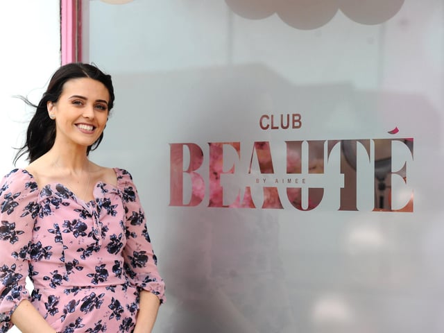Aimee Wallbridge has opened up her own beauty salon called Club Beauté in Pier Street, Lee-on-the-Solent, and held a opening party on Good Friday April 18, 2025. Picture: Sarah Standing (180425-4335)