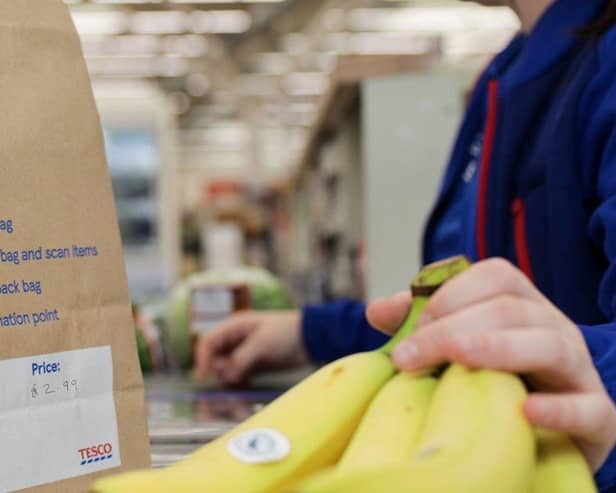 The pre-packed donation bags will give a much-needed top-up to food charities FareShare and Trussell.