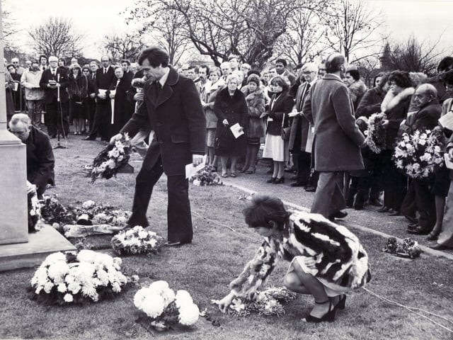 A combined memorial service in memory of the men who lost their lives at Bentley Colliery on November 20, 1931 and November 21, 1978, was held at Arksey Cemetery, near Doncaster in November 1981