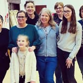 Creatful founder Nancy Fellows, far left, with attendees at one of the groups