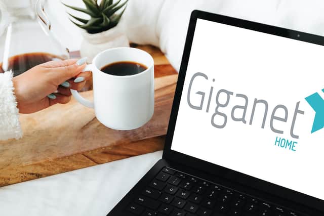 Giganet’s services really are full fibre right to your home, which means hyperfast speeds and no more buffering at peak times.
