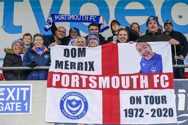 1,517 Pompey fans made the trip to Whaddon Road for the Blues' 2-1 defeat at Cheltenham.