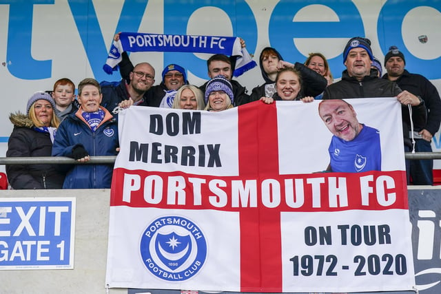 1,517 Pompey fans made the trip to Whaddon Road for the Blues' 2-1 defeat at Cheltenham.