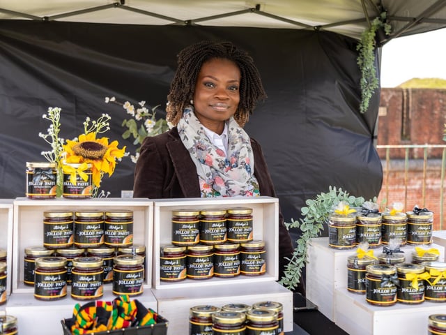 Shirley Boateng from the West-African inspired Shirley's Jollof Paste. Picture: Mike Cooter (210522)
