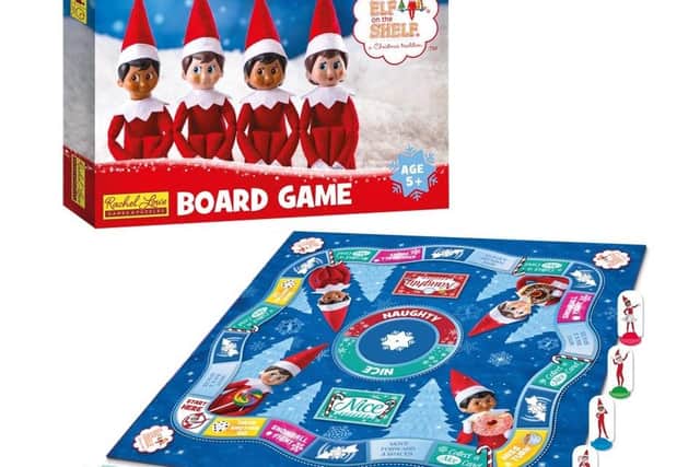 Rachel Lowe, from Portsmouth, has created The Elf on the Shelf board game 