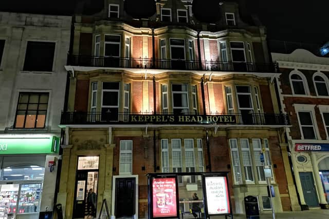 The Keppel's Head Hotel, in The Hard, Portsea.