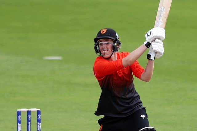 Georgia Adams was the leading runscorer during the Rachael Heyhoe-Flint Trophy qualifying group stage. Photo by Naomi Baker/Getty Images.