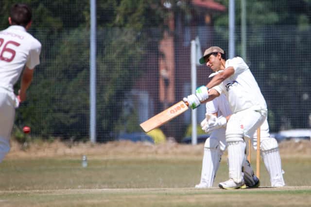 Gerry Archer Junior hits out. Picture by Alex Shute