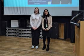 Mackenzie with Suki Dhesi, Deputy Principal for Curriculum and Quality.