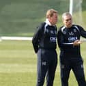 Harry Redknapp and Avram Grant during their year at Pompey together. Picture: Robin Jones