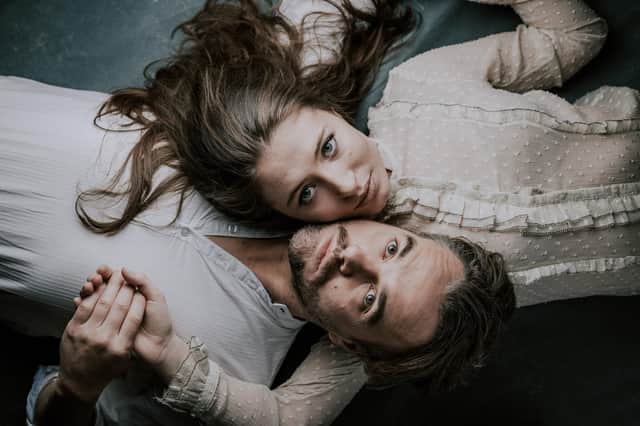 Rupert Hill and Phoebe Marshall star in Lady Chatterley's Lover. Picture by Matt Austin