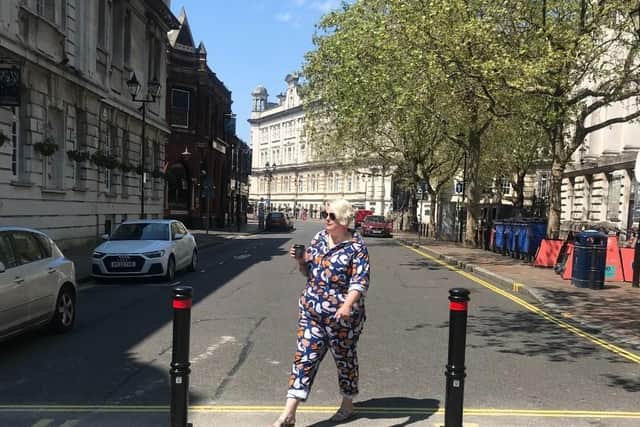 The work has finally been completed at Guildhall Walk