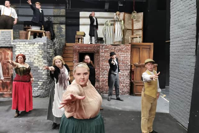 Dress rehearsal for Sweeney Todd by Titchfield Festival Theatre, September 2020.