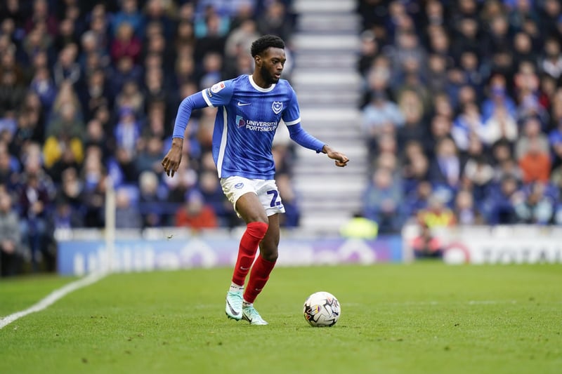 Abu Kamara looks to initiate a Pompey attack against Reading. Picture: Jason Brown/ProSportsImages